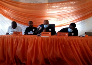 Dr. Badmus Habeeb, President of the ARD-UITH, giving the advice during a news conference held to commemorate the association's week-long 38th Annual General Meeting (AGM).