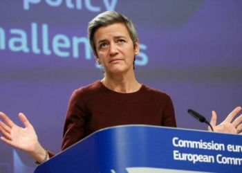 Margrethe Vestager, Vice President of the European Commission (EU celebrates data governance law.)