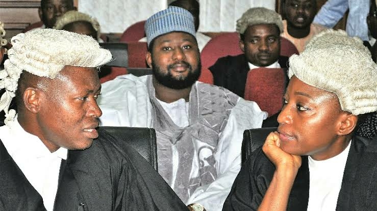 Shamsudeen Bala in the court room