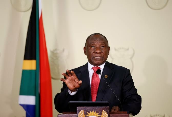 South African President Cyril Ramaphosa