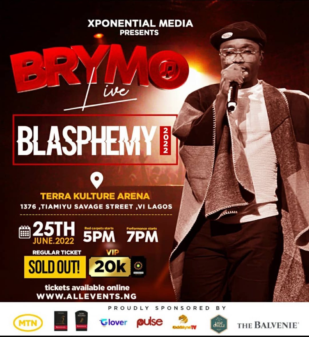 Five Reasons You Should Attend Brymo Live On Saturday