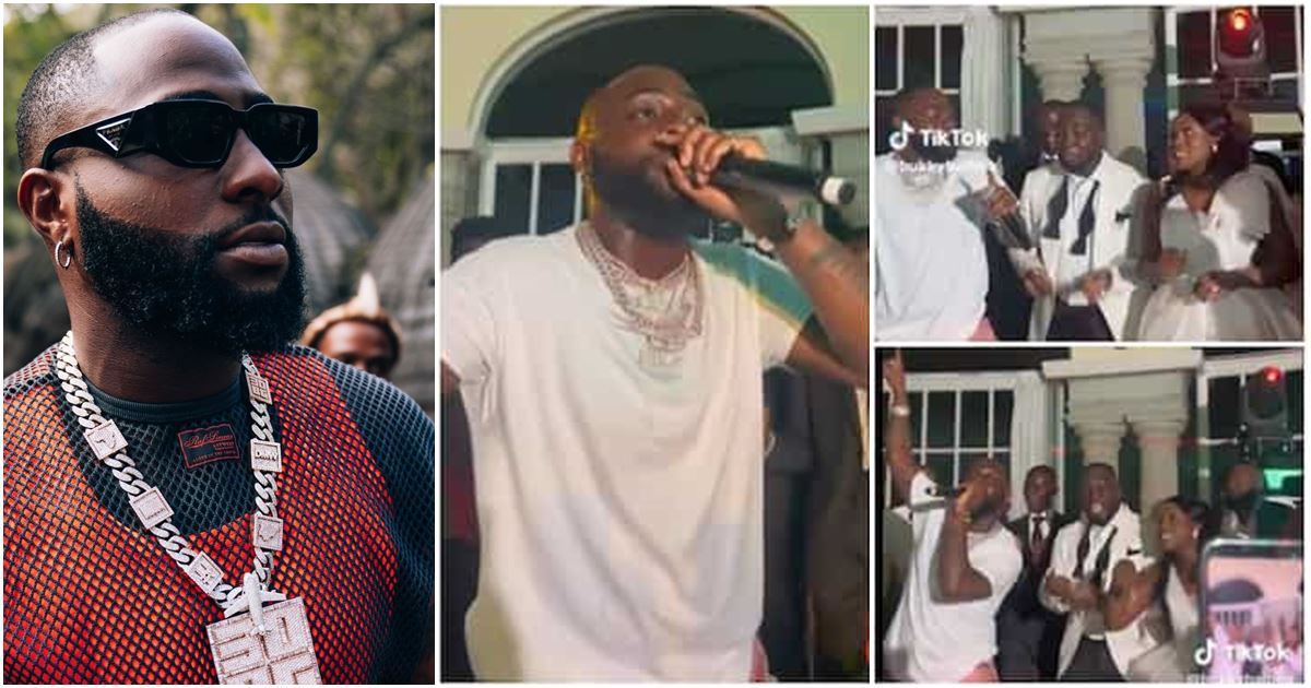 Davido thrills couple, audience with electrifying performance at wedding in Barcelona -VIDEO