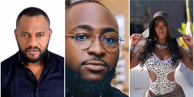 “Nobody holy pass” yul Edochie reacts to Davido’s baby mama saga