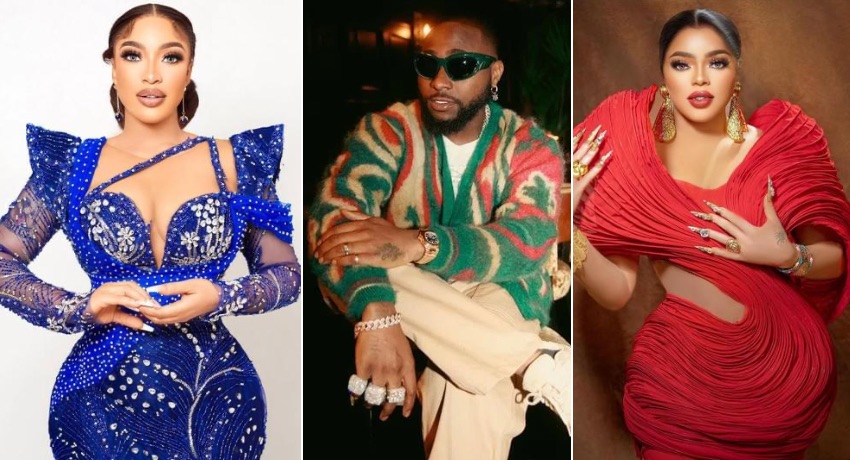 Tonto Dikeh, Bobrisky throw weight behind Davido amid claims of impregnating two ladies