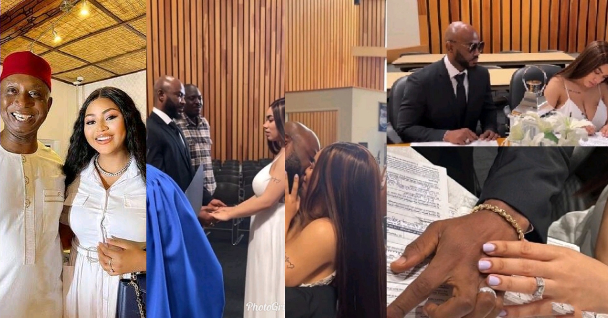 Regina Daniels, Ned Nwoko absent as Billionaire’s daughter, Julia Nwoko weds baby daddy in Canada