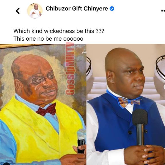 Apostle Chibuzor reacts to rare sketch of him