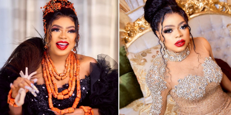 “I pray these bruises clear” — Bobrisky shares post-surgery scars