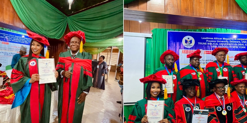 Congratulations pours in as Tacha bags honorary doctorate degree