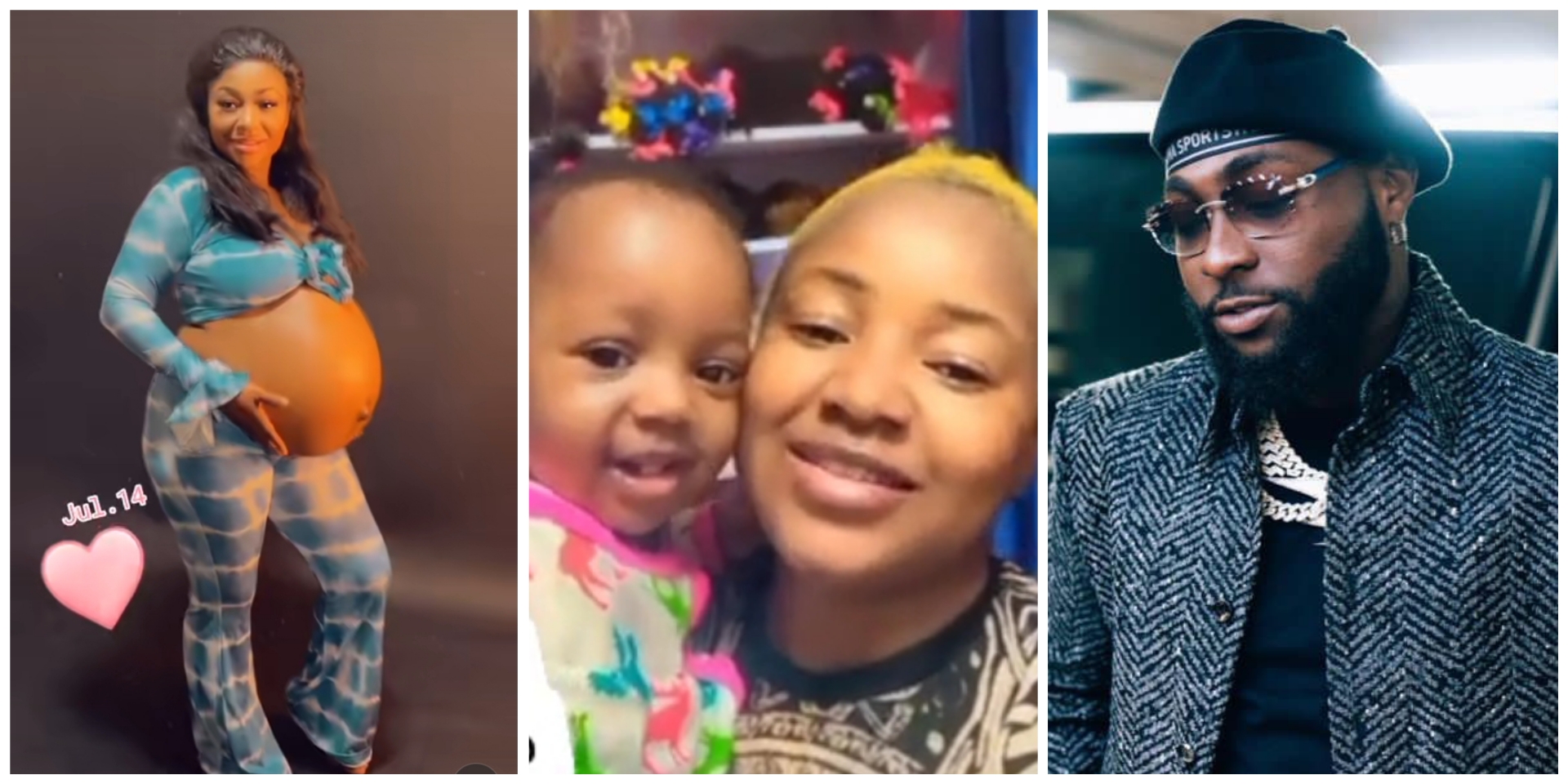 “I have a baby girl for Davido courtesy of a one-night stand”