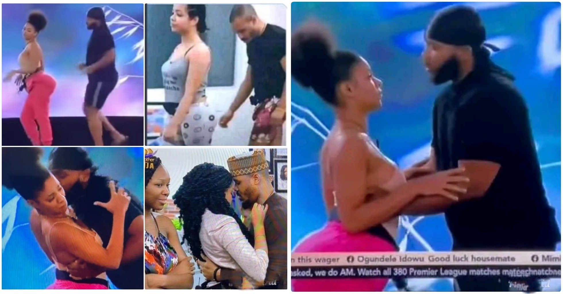 BBNaija: Hilarious moment Kiddwaya, Venita mimicked Ozo and Nengi during wager task presentation