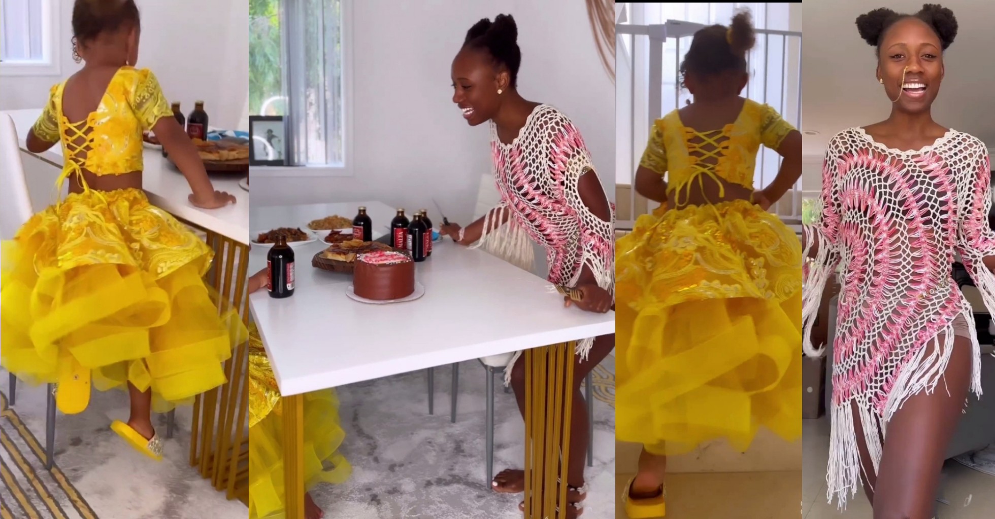 Korra Obidi celebrates first daughter, June on her 4th birthday; shares fun moments with her in new video