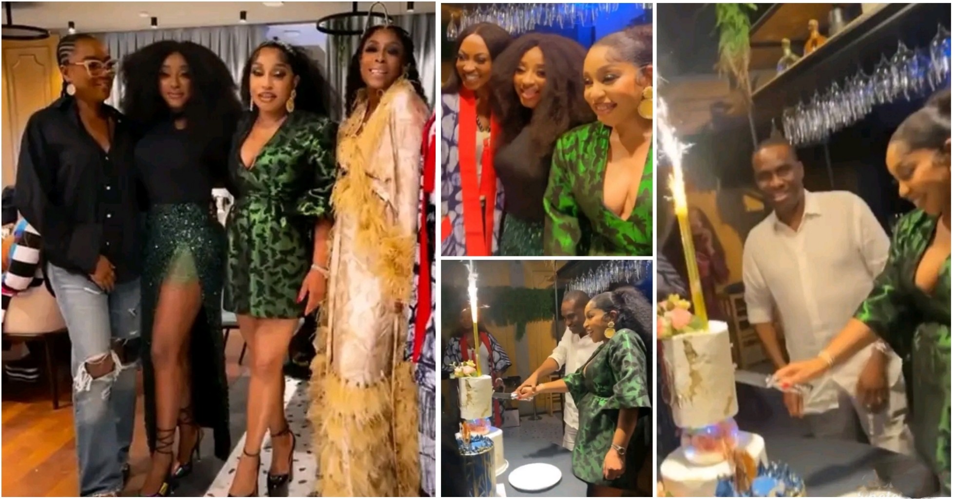 Ini Edo, Kate Henshaw, Chioma Akpotha, others turn up at Actress’ birthday party (VIDEO)