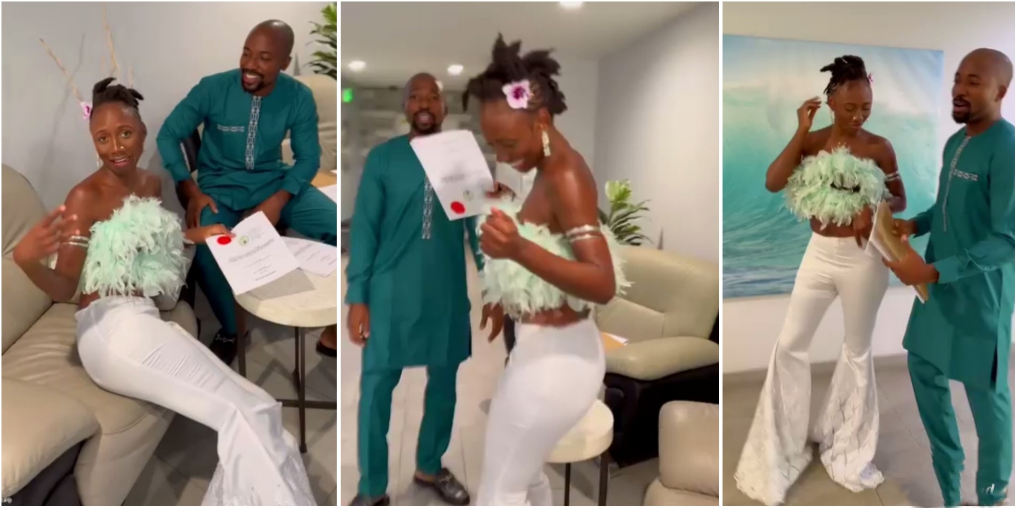 “Landlady in 2 continents” – Korra Obidi leaps for joy as she acquires new house in Lagos (VIDEO)