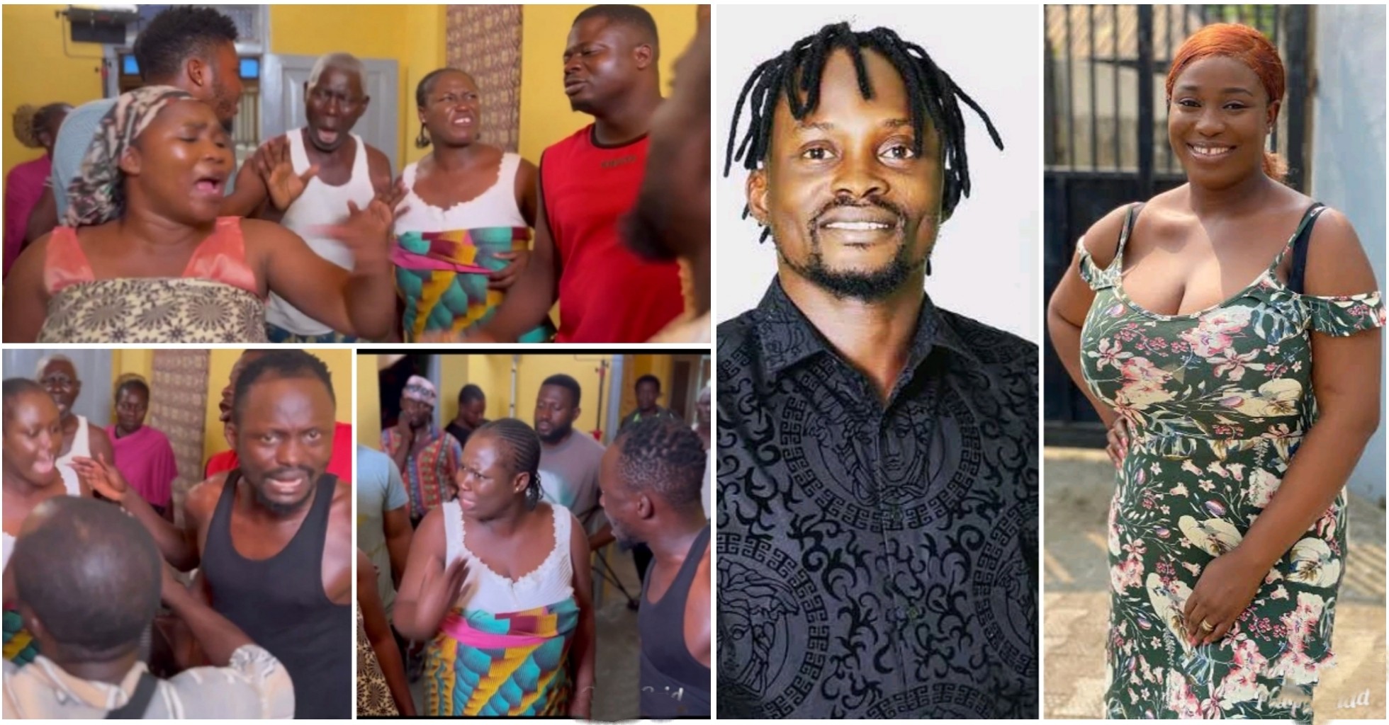 Actress Damilola Oni’s refusal to act a kissing scene with Jigan Babaoja stirs commotion on movie set- VIDEO