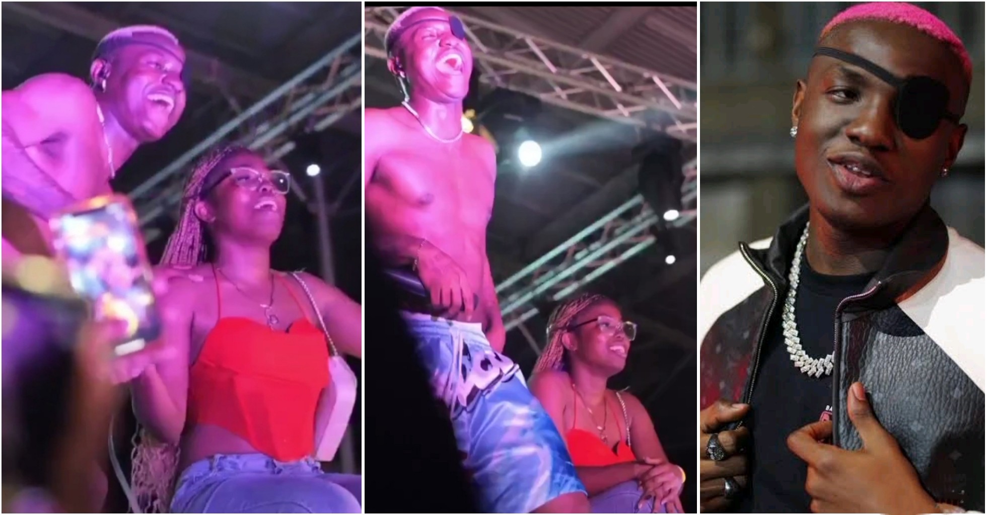 Crowd goes gaga as Ruger makes lady ‘call out’ boyfriend during concert