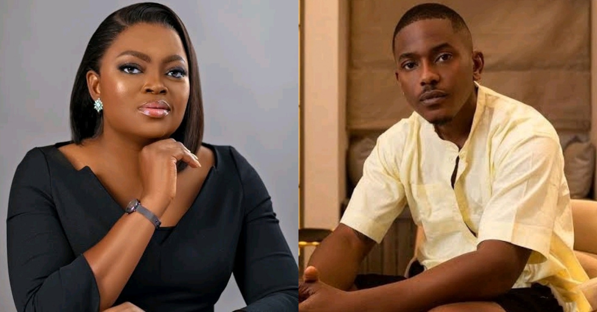 “You are not a professional actor” – Funke Akindele confronts Timini Egbuson on movie set (VIDEO)