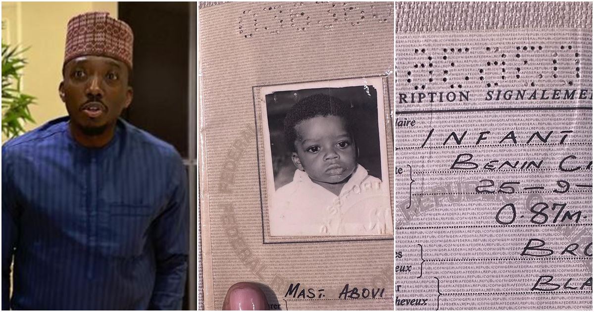 “So this man don old” – Bovi’s age on his first international passport stirs reactions