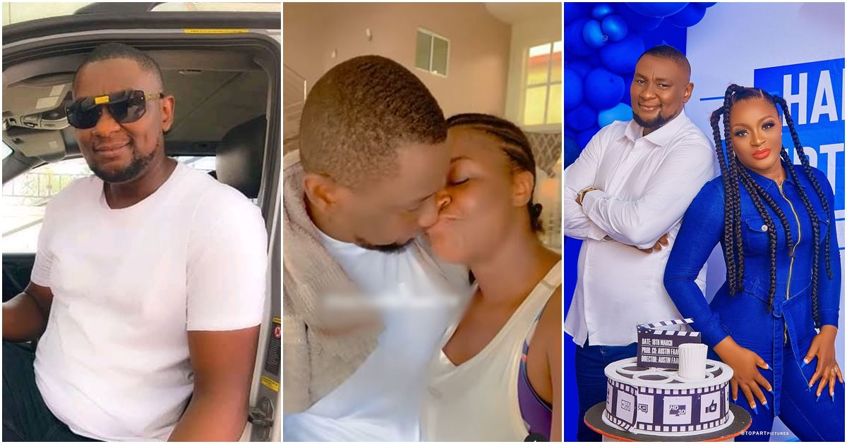 Chacha Eke’s husband, Austin Faani replies netizen who said he should be a marriage counsellor