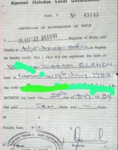 Angela Okorie reacts as leaked birth certificate reveals Uche Elendu's real age