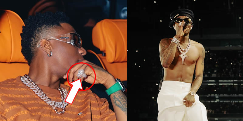 Wizkid looses £100K ring and jacket at Tottenham show