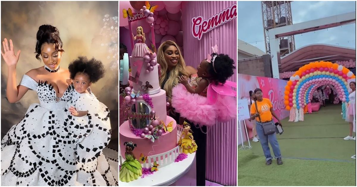 Yetunde Barnabas throws lavish party for daughter, Gemma on 1st birthday -VIDEO