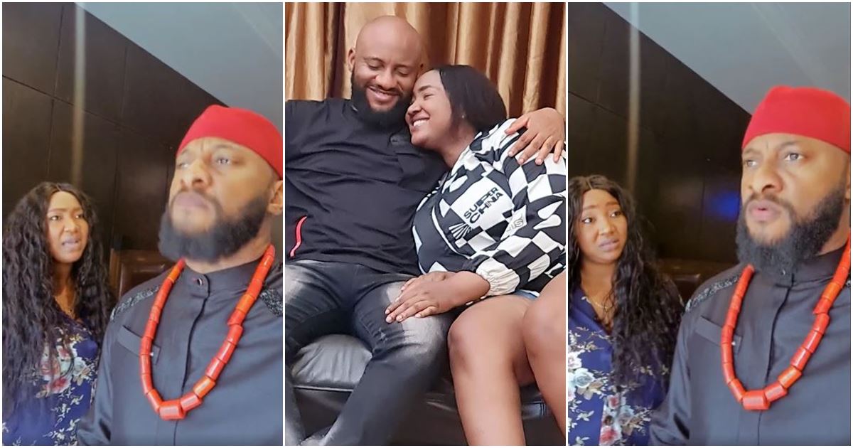 Yul Edochie enjoys regal treatment as 2nd wife, Judy Austin showers praises on him in new video