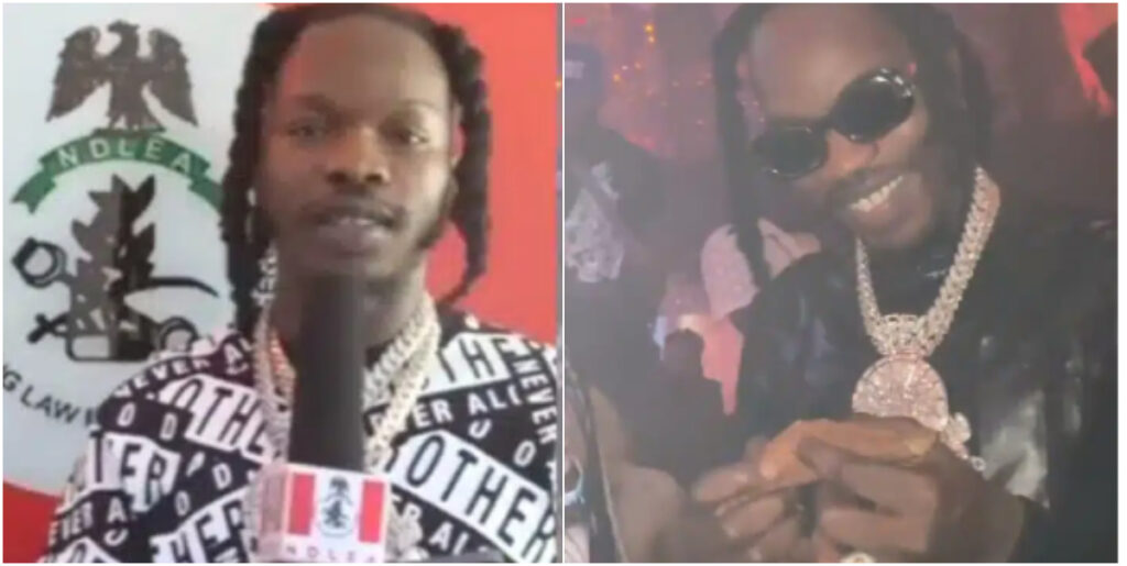 Naira Marley spotted rolling joint in club days after joining NDLEA campaign against drug abuse