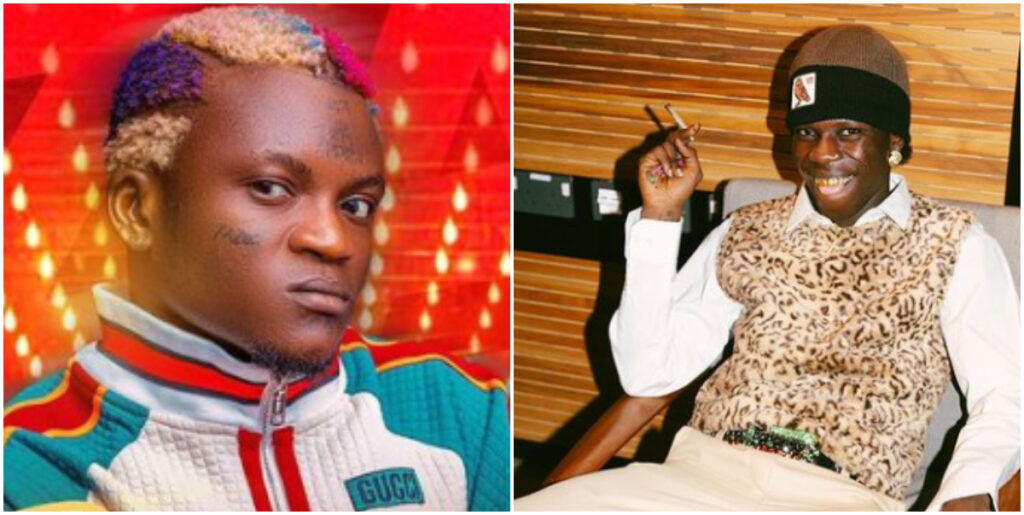 Nigerian controversial singer Portable reveals feud origins with Seyi Vibez