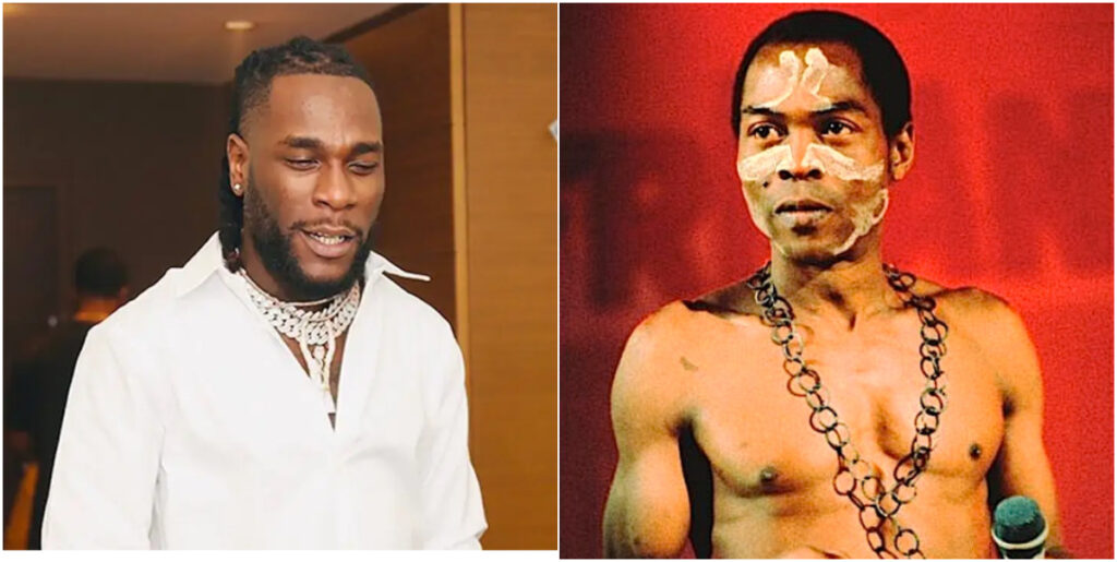 Burna Boy commends Fela Kuti's absence in current generation, cites arrest calls by today's celebrators