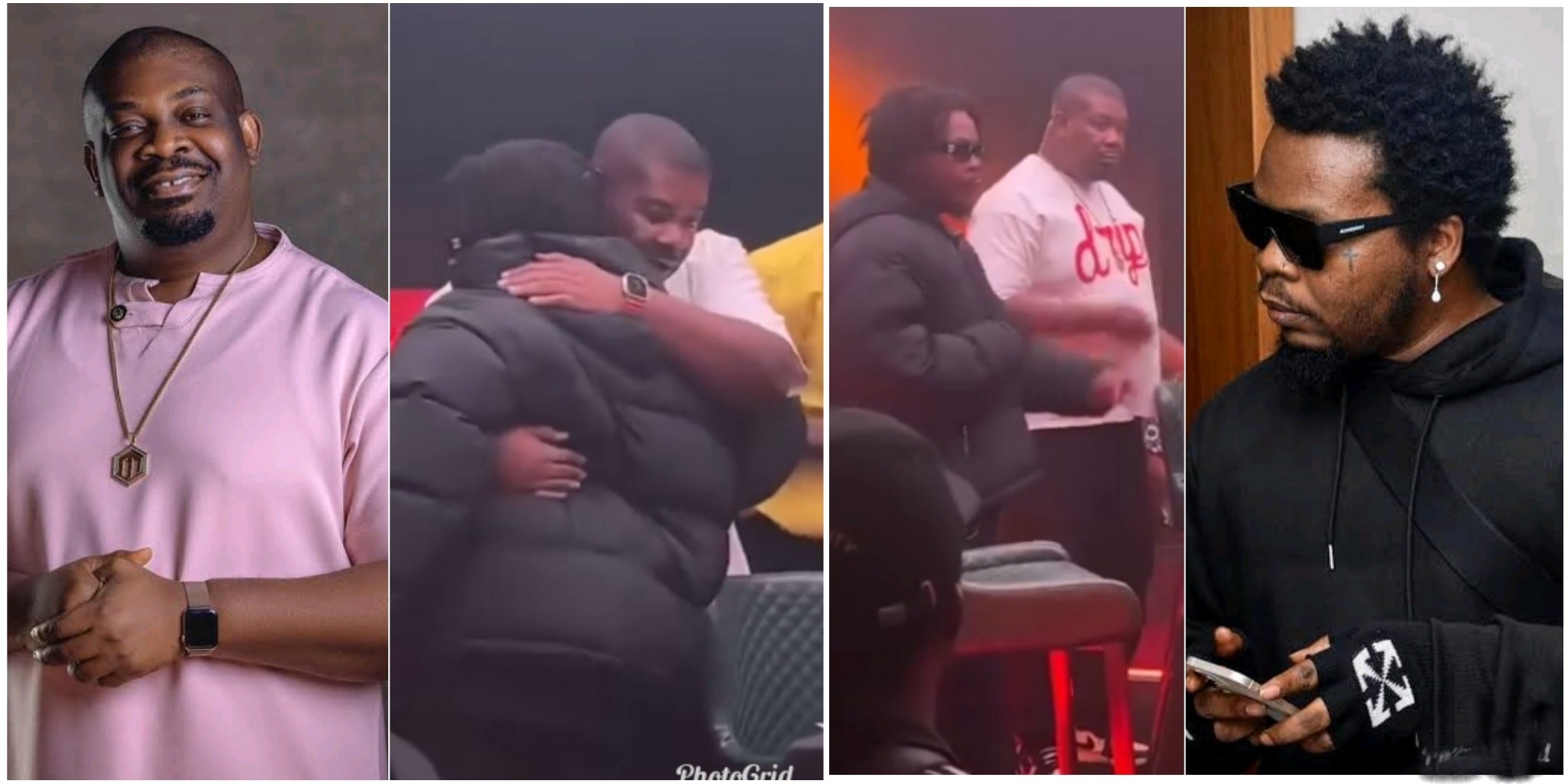 Don Jazzy and Olamide’s exchange of pleasantries at ‘Unruly’ album listening party gets fans talking