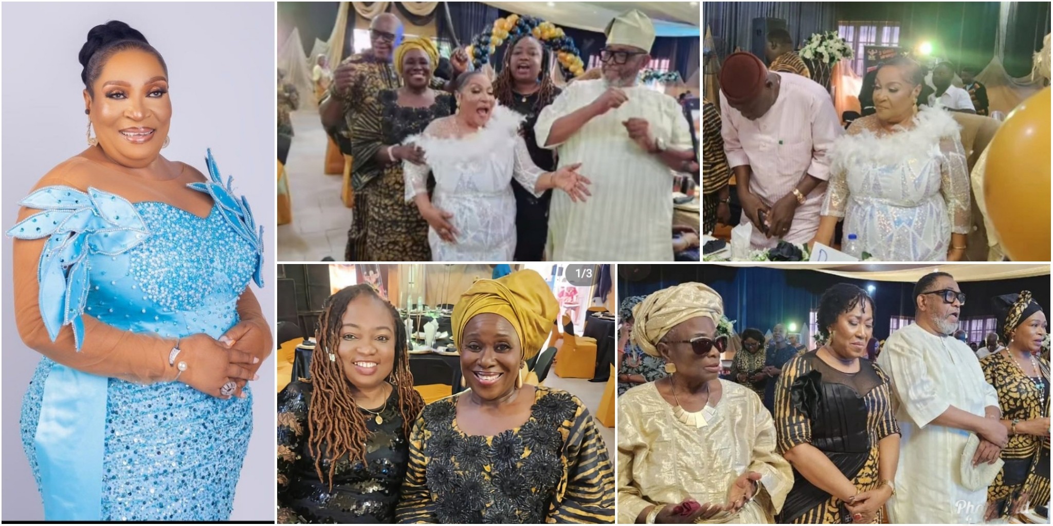 Ngozi Nwosu @ 60: Joke Silva, Patrick Doyle, others turn up at Veteran Actress’ birthday party