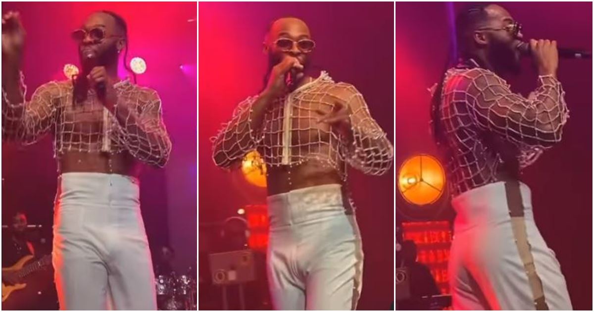 Flavour sparks reactions over outfit during stage performance in London