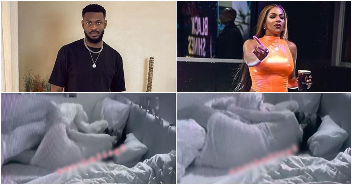 “Your kids are watching” – Venita Akpofure gets tongues wagging as she gets cosy with Adekunle on bed -VIDEO