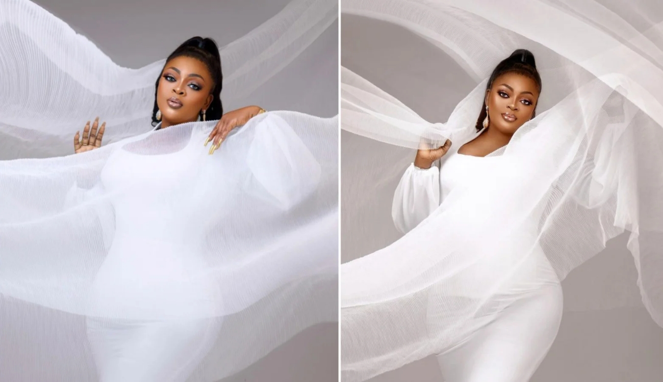 Eniola Badmus dazzles in white as she counts down to her birthday