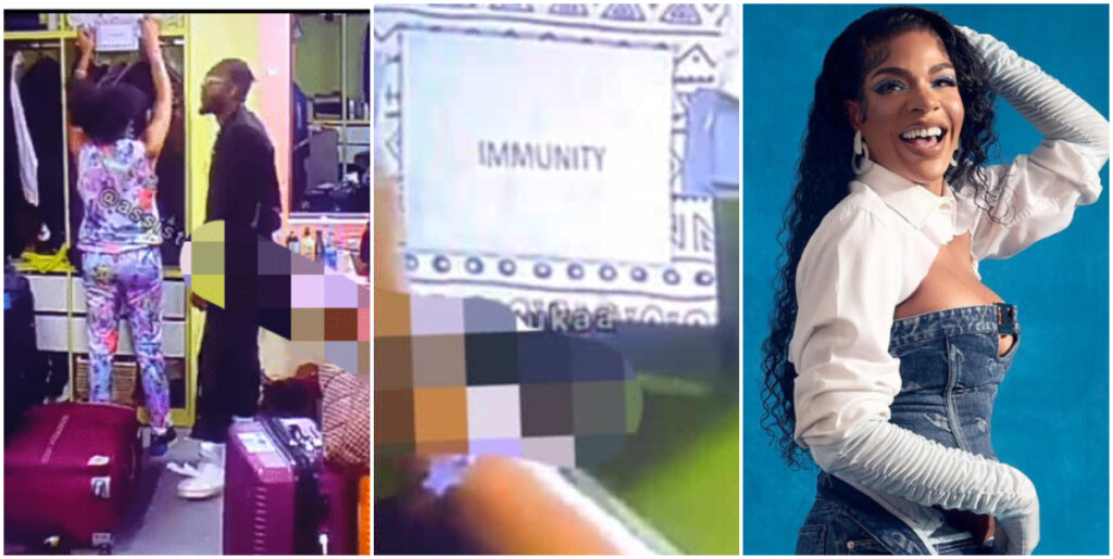 Venita stirs controversy by revealing Adekunle's immunity card to all housemates