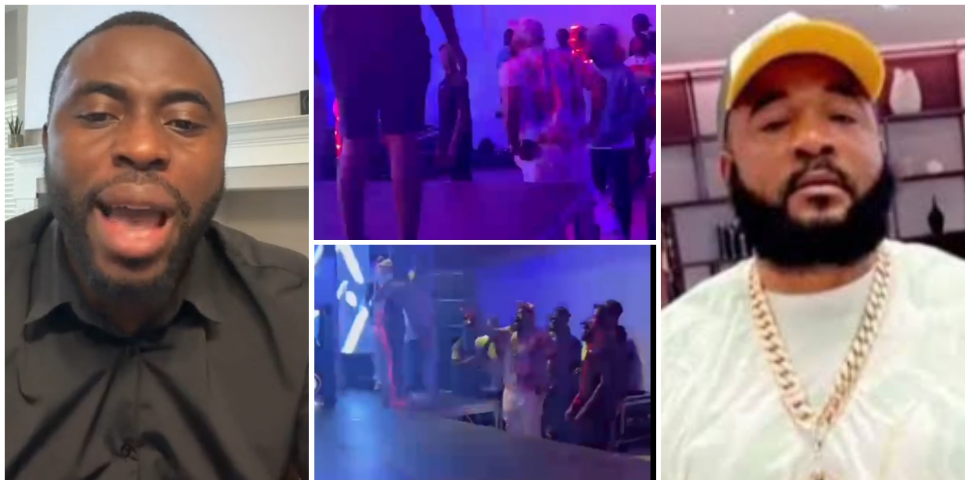 Samklef shares video of Sam Larry and his boys allegedly assaulting Dj Tuzo at recent event