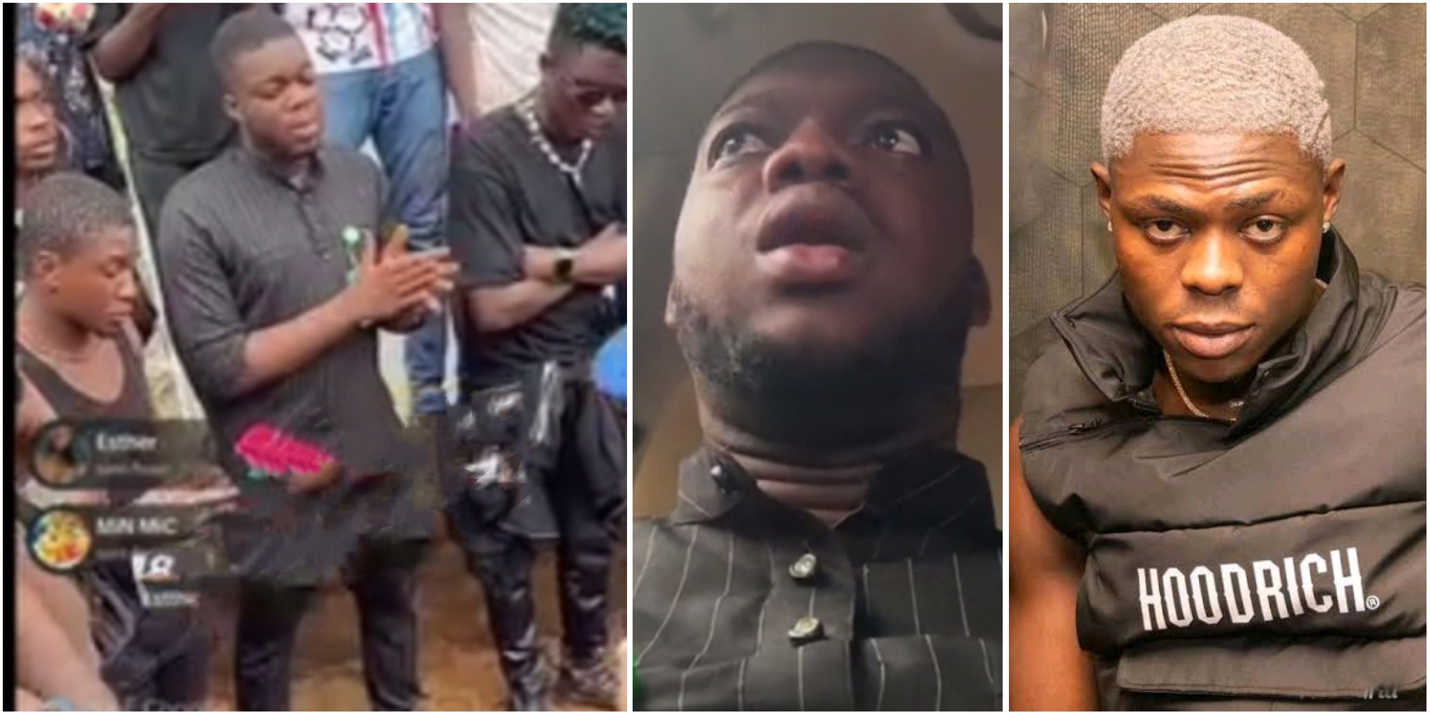 Cute Abiola fumes as ‘Ikorodu boys’ block his exit from Mohbad burial’s venue despite 200K settlement