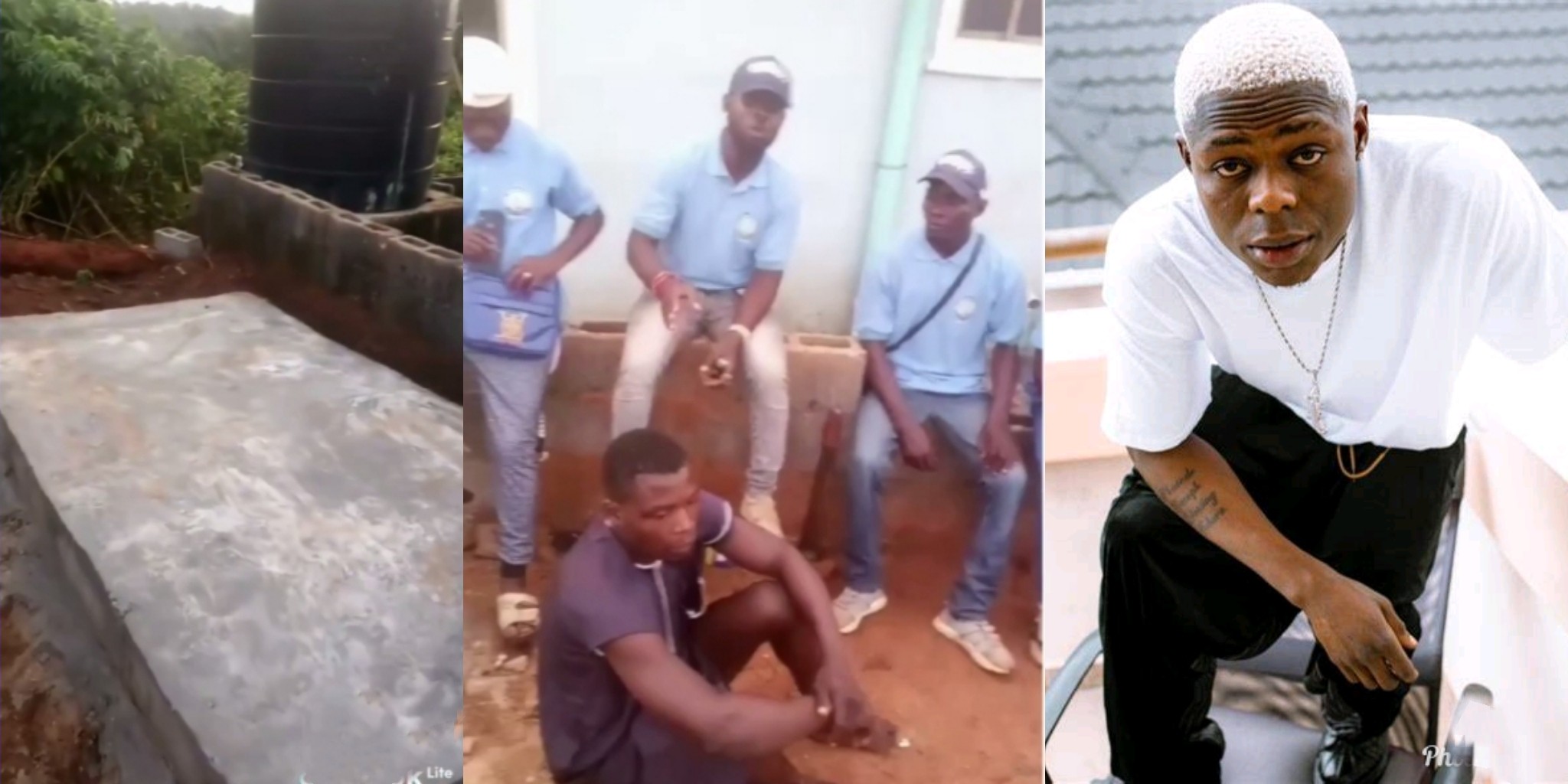 OPC boys safeguard Mohbad’s grave against any attempt to exhume his body, catch a suspect in viral video