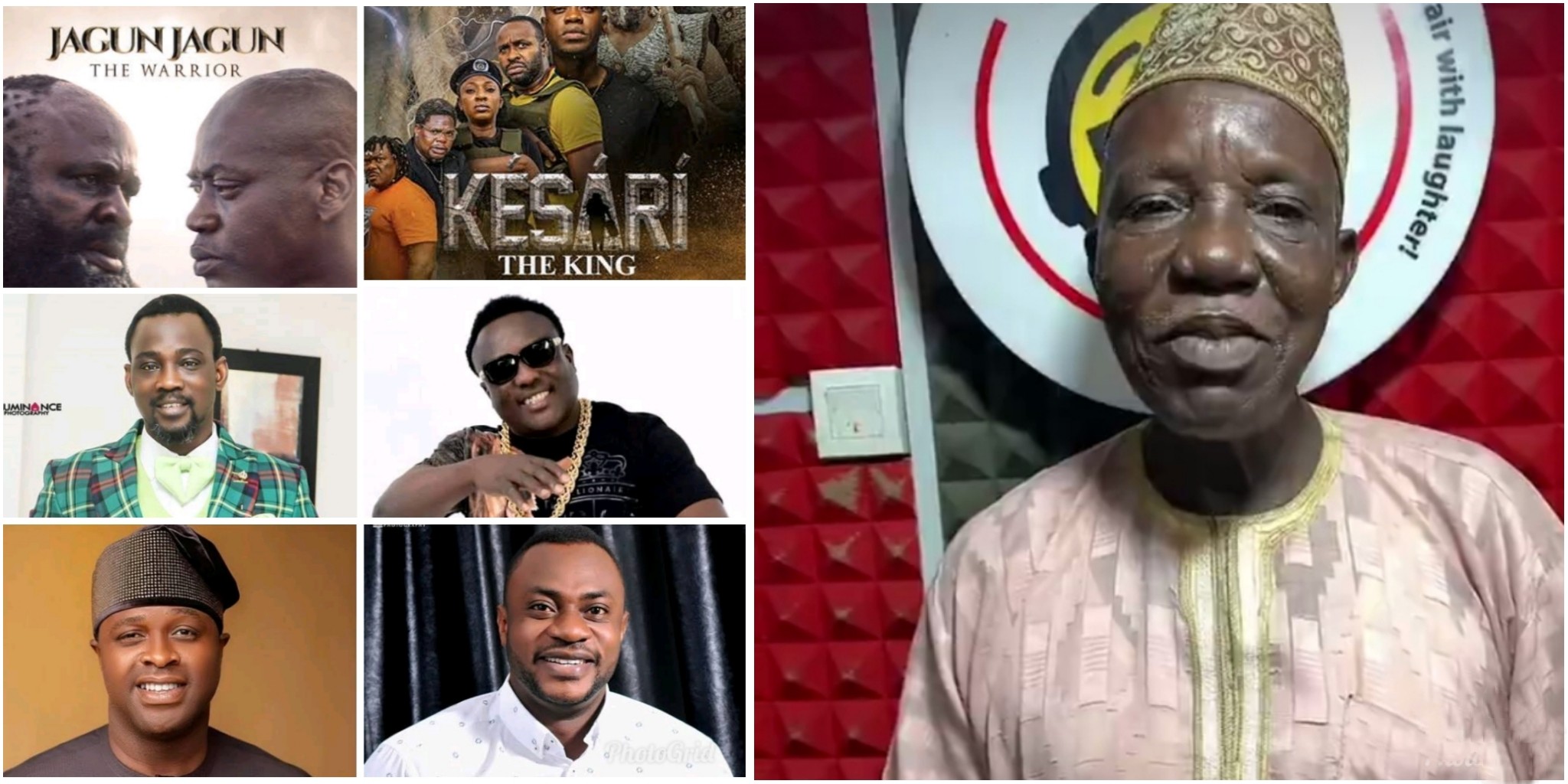 “Pasuma or Osupa, Jagun Jagun or Kesari, Odunlade or Femi Adebayo..”: Actor Fokoko reveals favourites(VIDEO)