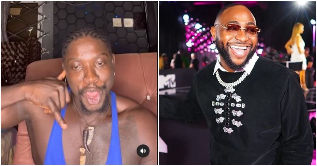 Verydarkman jubilates as Davido follows him on IG, shares their chat -VIDEO