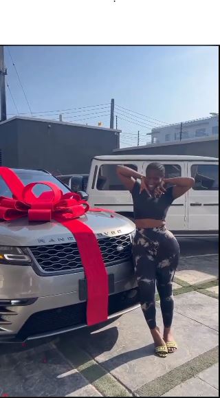 Hilda Baci gets brand-new Range Rover as birthday gift -VIDEO