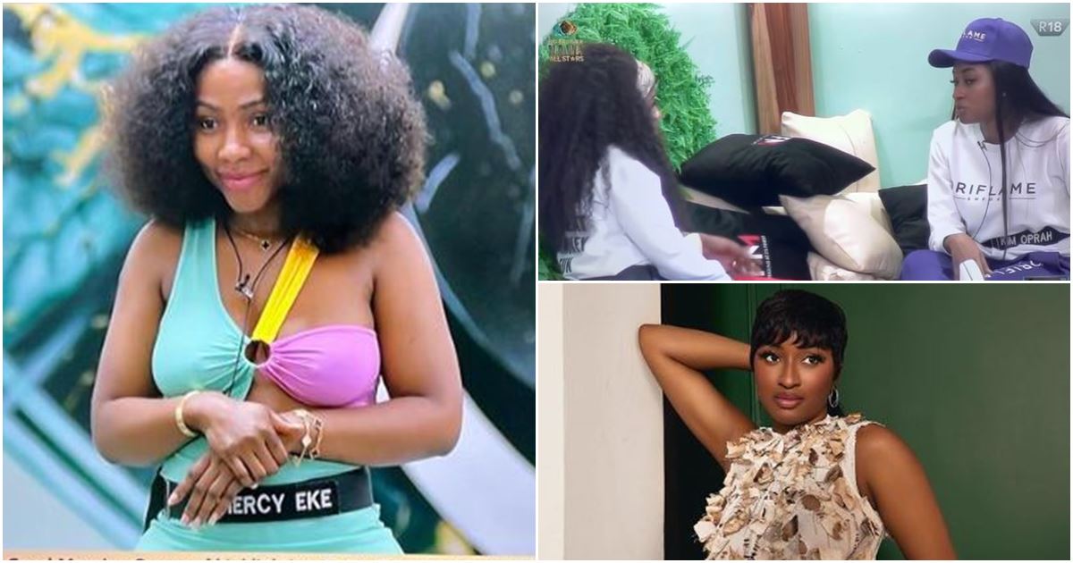 Kim Oprah reacts as Mercy Eke boldly refers to her as fake housemate -VIDEO