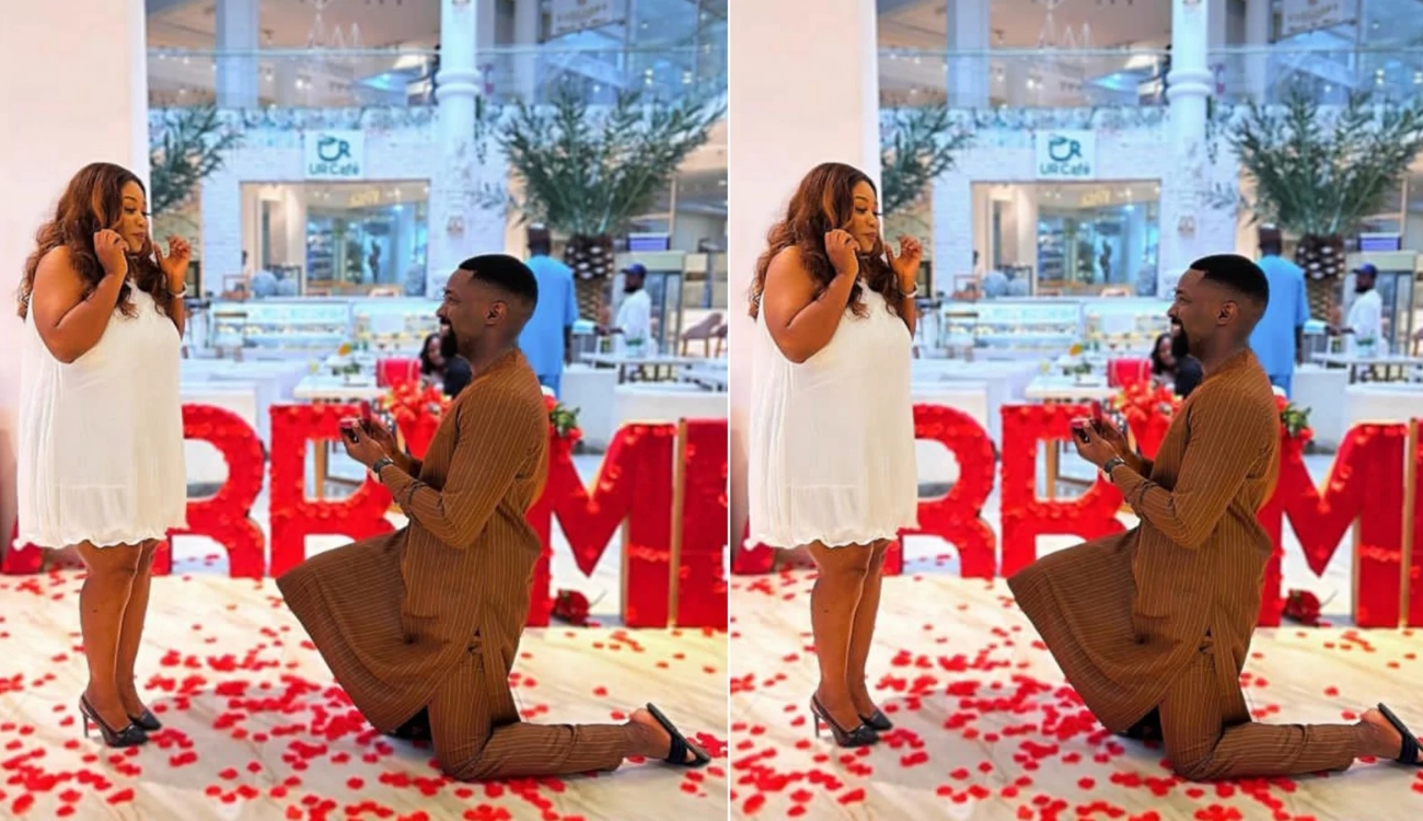 Wumi Toriola emotional as she gets engaged