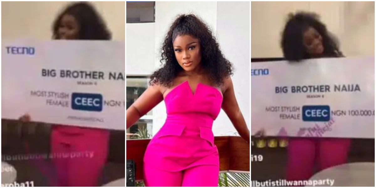 CeeC awarded ‘most stylish female’ of BBNaija All Stars Edition with ₦100k cash prize