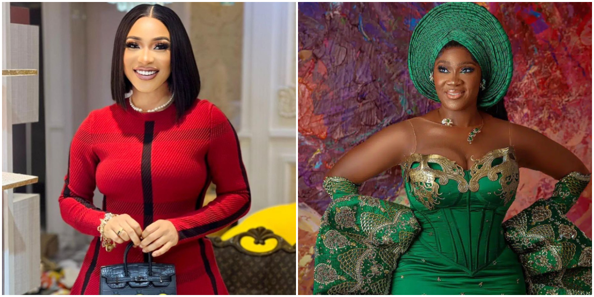 “I’ve been crying since” – Tonto Dikeh expresses disappointment at Mercy Johnson, she responds