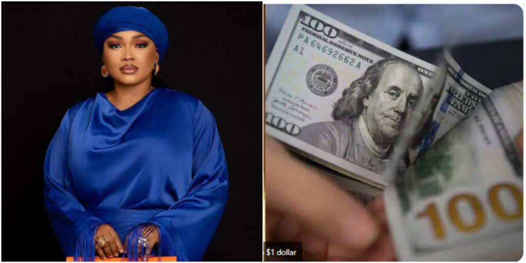 Mercy Aigbe cries out over weakening Naira exchange rate