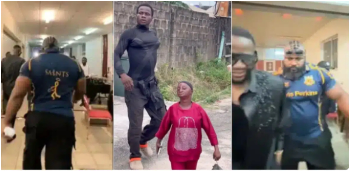 Aunty Ramota causes buzz with her version of Kizz Daniel’s bouncer challenge