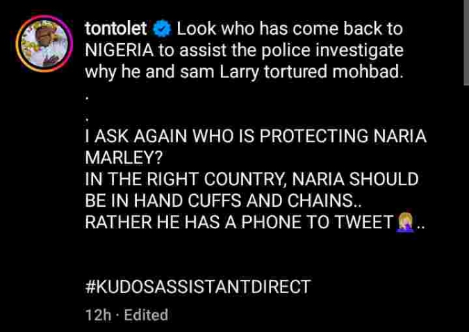 Naira Marley has some top Political Underdogs by his side – Tonto Dikeh speaks on Rapper's arrest