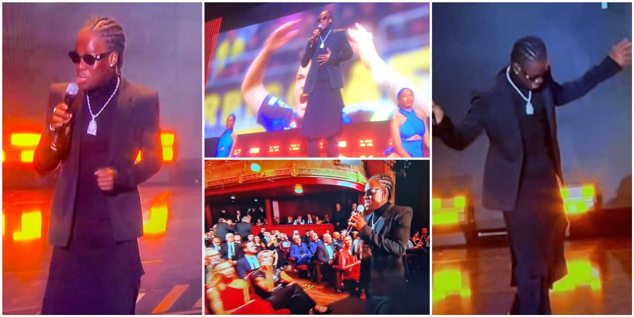 Rema lights up 2023 Ballon d’Or ceremony with splendid performance -VIDEO