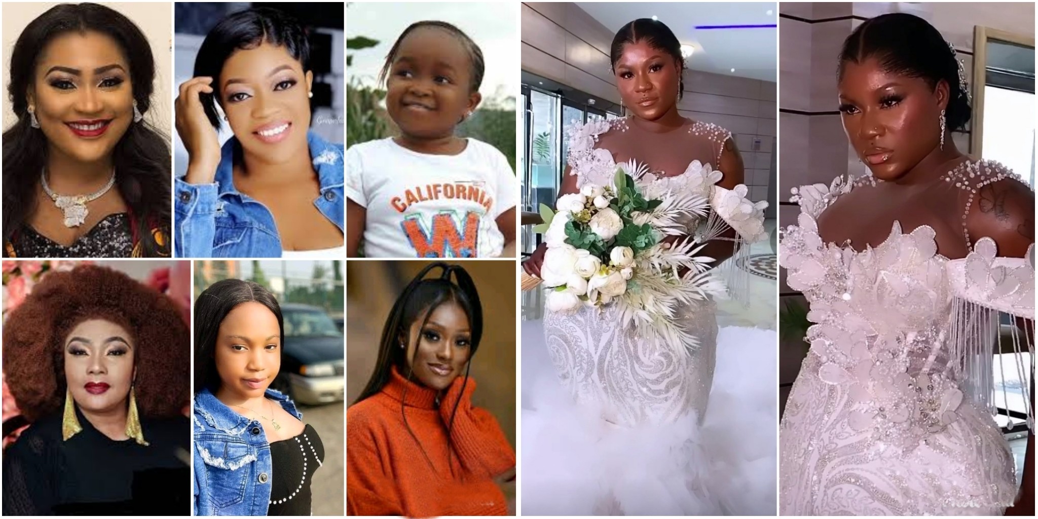 Uche Elendu, Eve Esin, others gush over viral video of Destiny Etiko in bridal dress